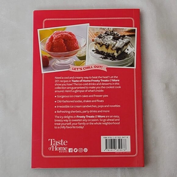 Taste of Home Frosty Treats & More 2015 Cookbook 201 Icy Sweets Recipes - Picture 4 of 12